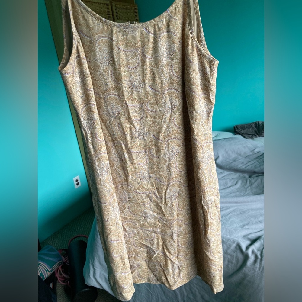 Vintage J.Crew paisley slip dress size 10